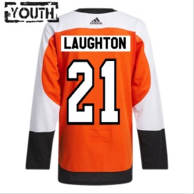 Philadelphia Flyers Hockeydrakt Scott Laughton 2023-24 Oransje Hjemme Adidas Authentic - Barn